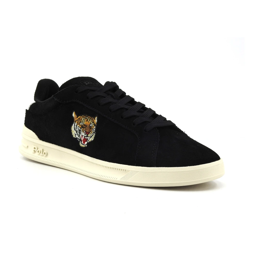 Ralph Lauren Uomo Nero Scarpe, 42 Eu, New,