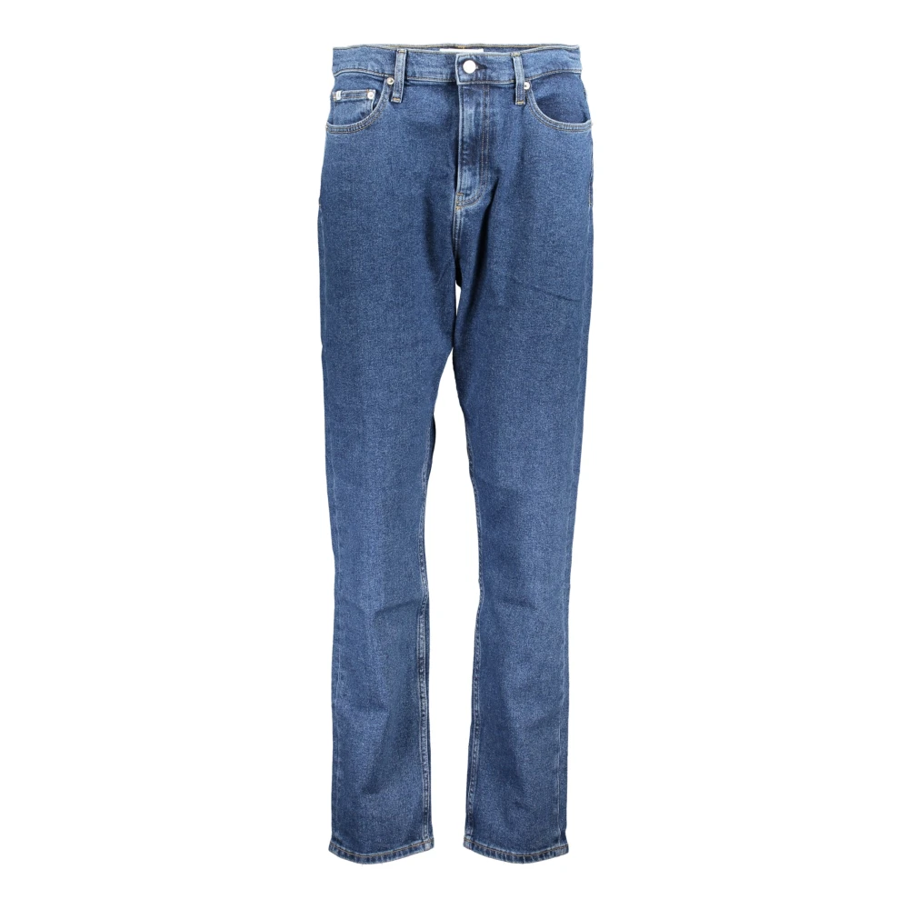Calvin Klein Authentic Slim Straight Denim Jeans Blue - Female - Slim Fit Jeans - Blue - W25 L32 - Jeans