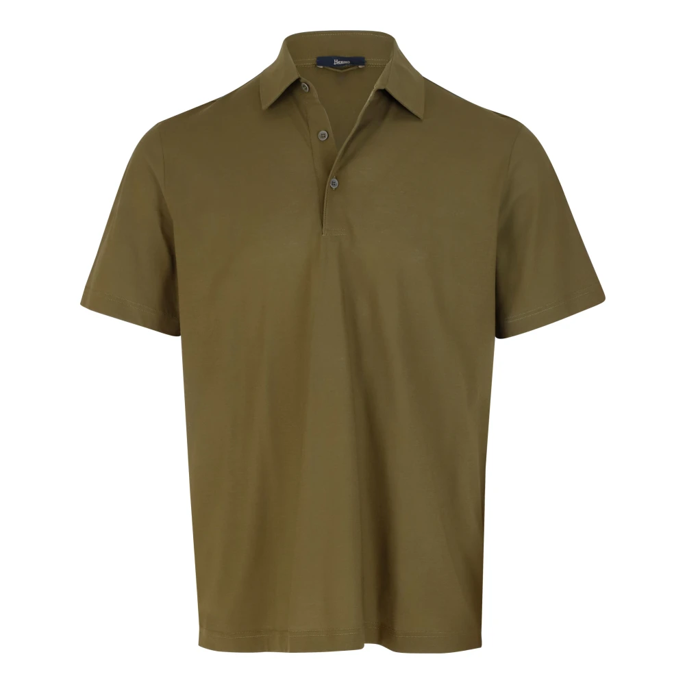 Herno Poloshirt Green Heren