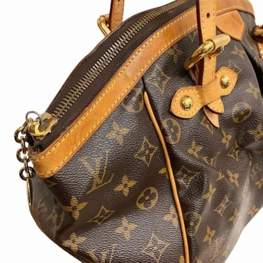 Louis Vuitton Vintage Pre-owned Fabric handbags Brown Dames