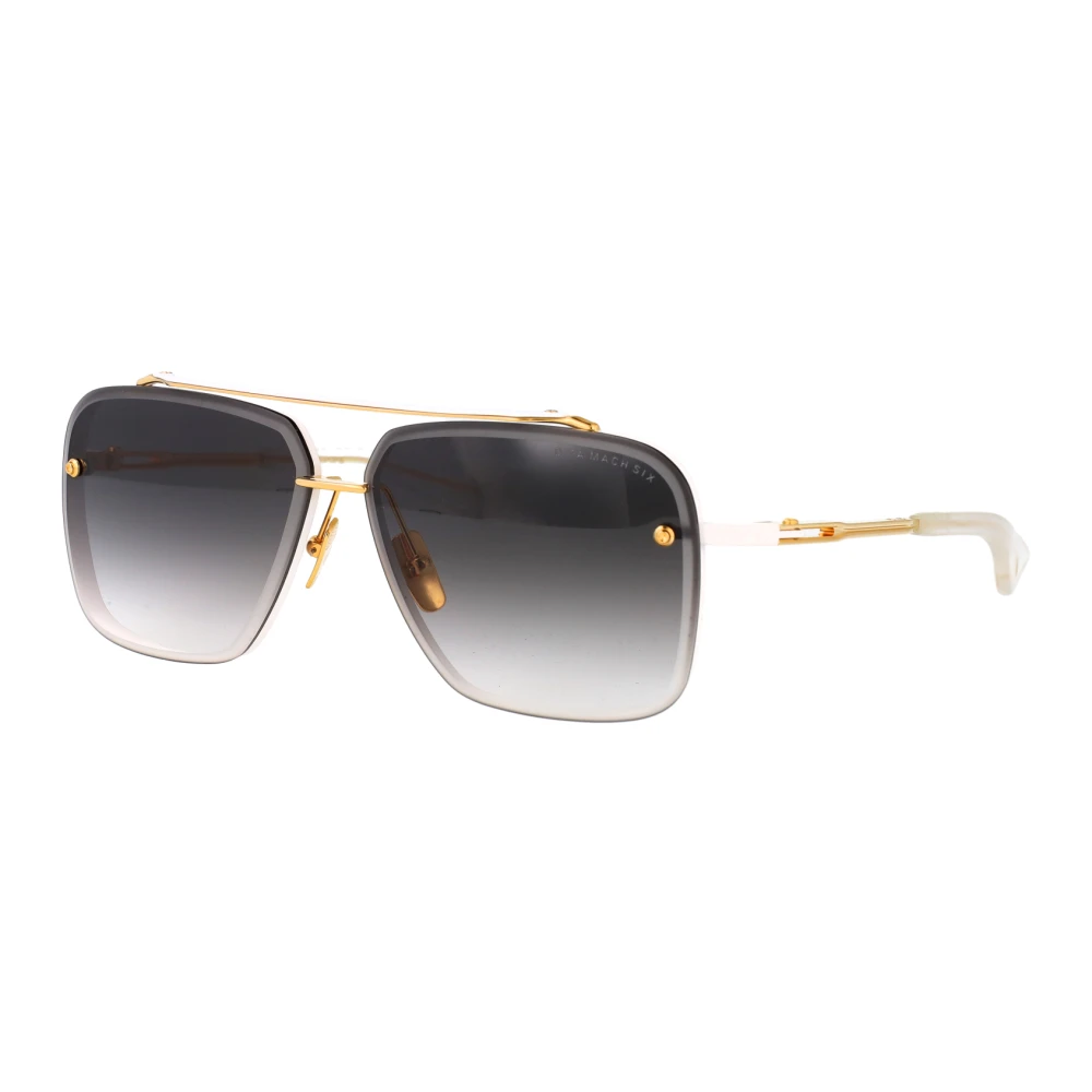 Dita Yellow Sunglasses, Unisex, 62 Mm, Stylish Mach-Six Sunglasses