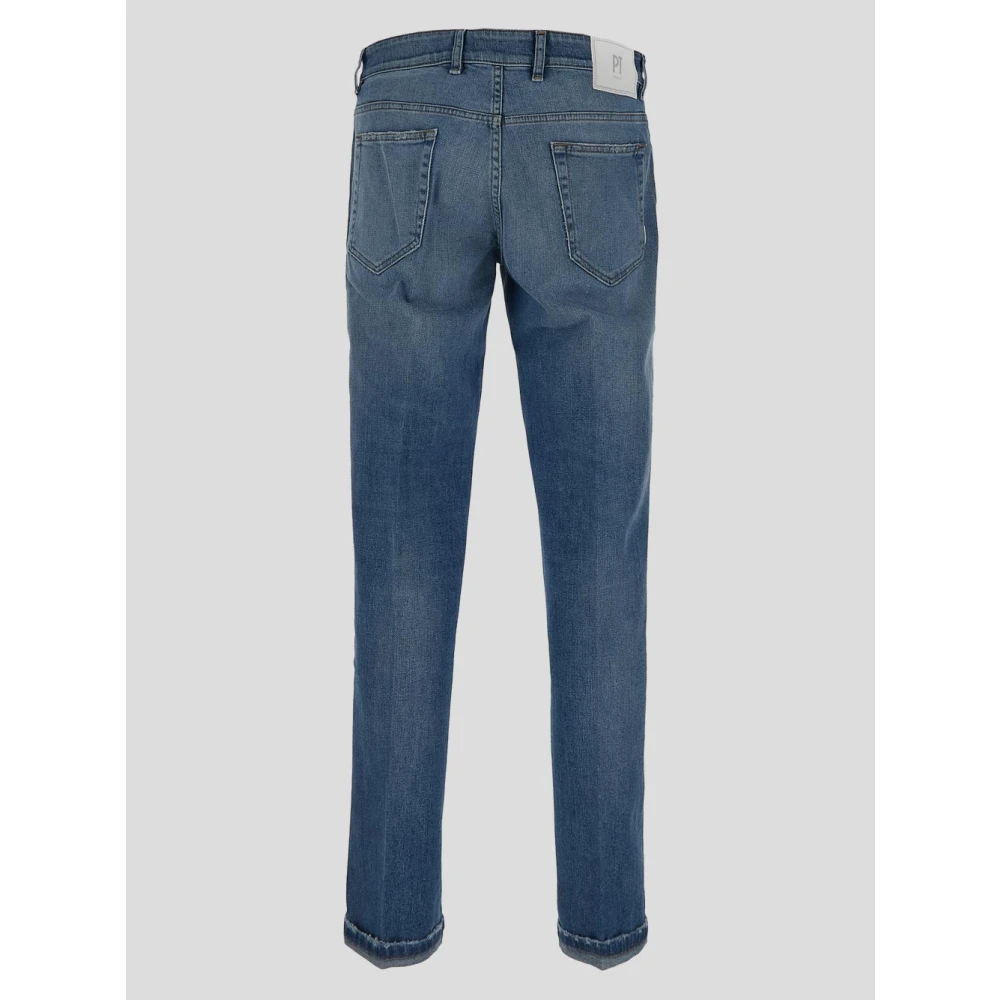 PT Torino Slim-Fit Katoenen Jeans voor Heren Blue Heren