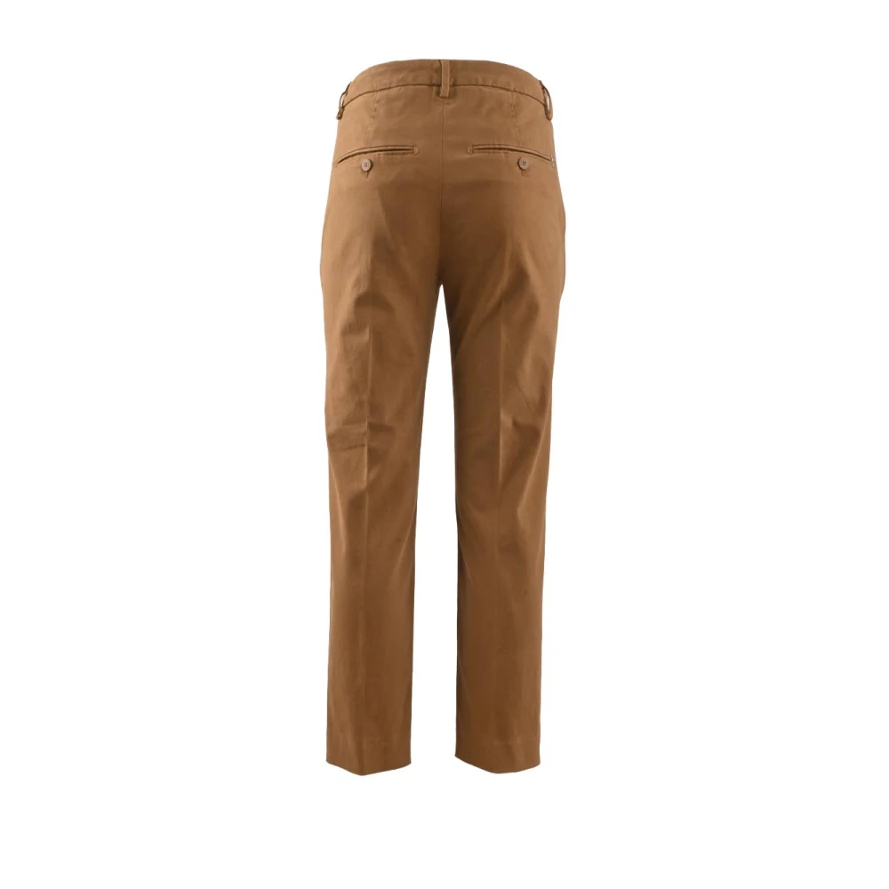 Dondup Katoenen Dames Nima Broek Beige Dames