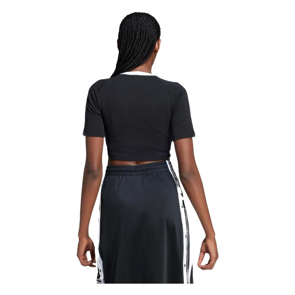 Adidas 3 Strepen Baby T-shirt Black Dames