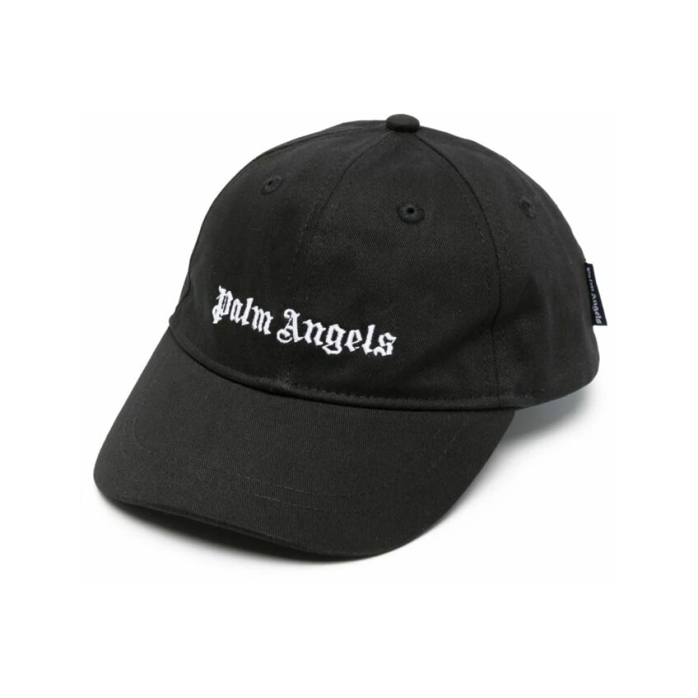 Palm Angels Boys Black Logo Baseball Cap - Hats & Caps - S - Kids