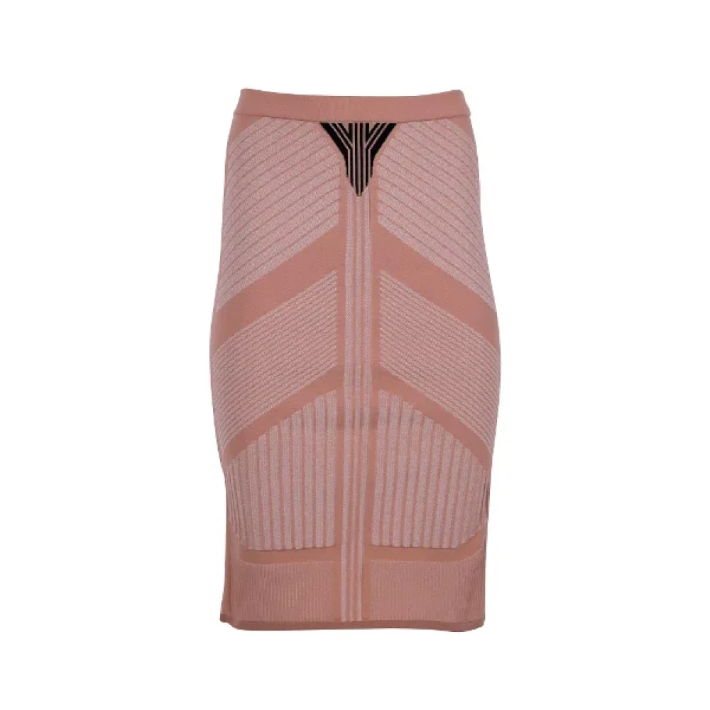 Prada Vintage Pre-owned Polyester bottoms Pink Dames