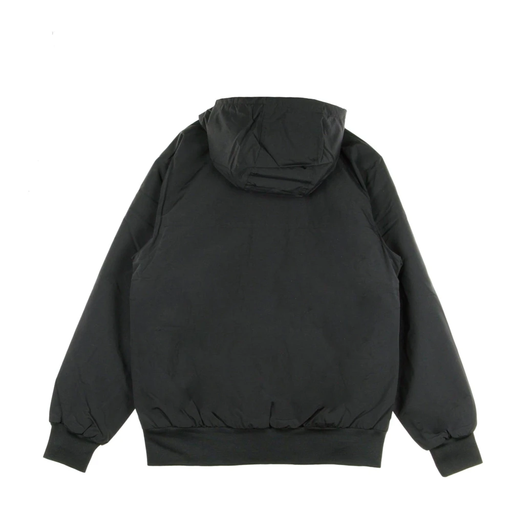 Carhartt WIP Capuchonzeiljack Zwart Wit Black Heren