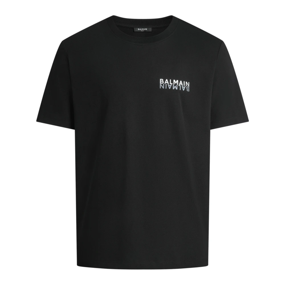 Balmain Uomo Nero - Mirror T-Shirt - Tops - S