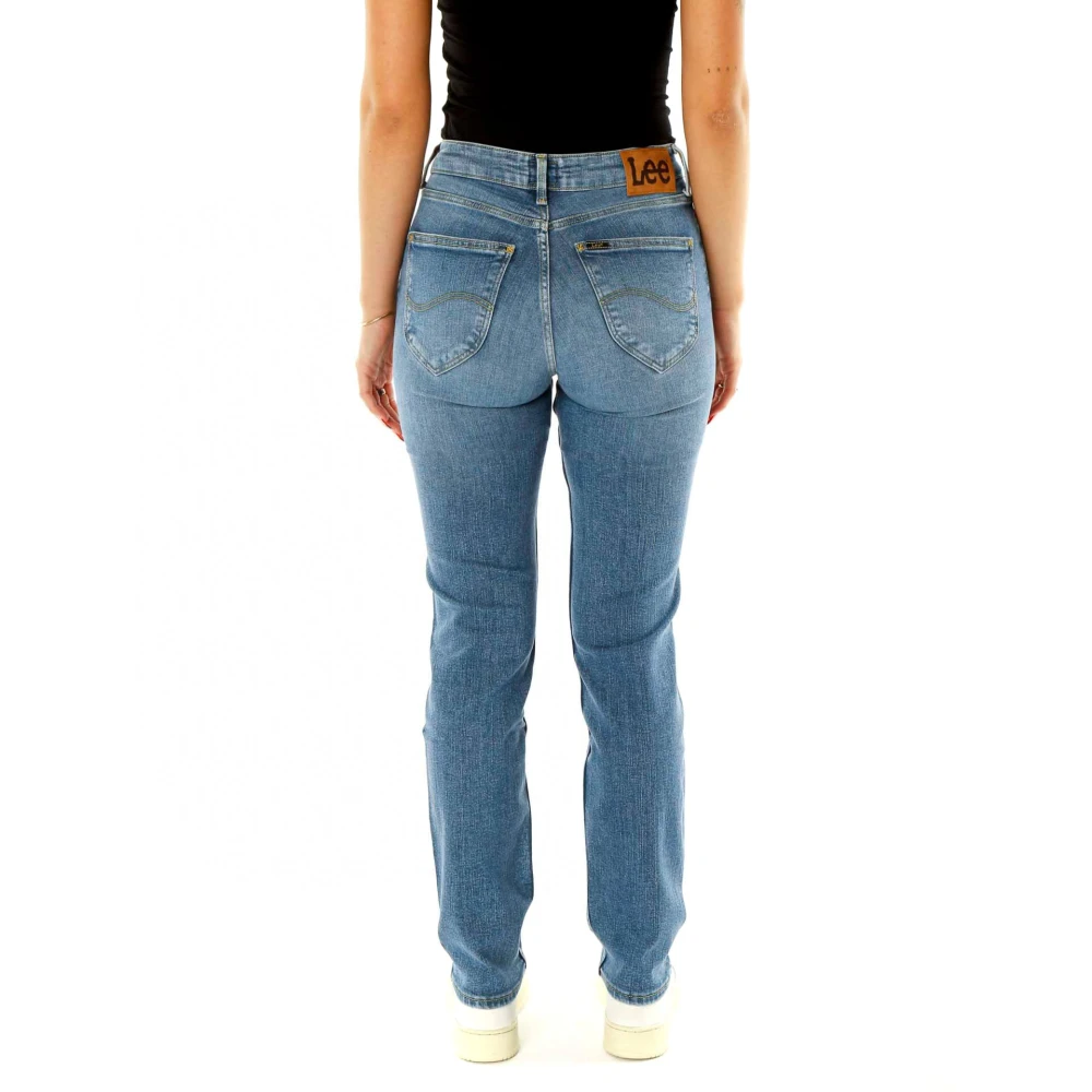 Lee Klassieke Straight Fit Jeans Blue Dames
