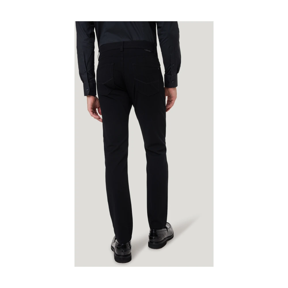 Pierre Cardin Futureflex Tapered 5-Pocket Broek Black Heren