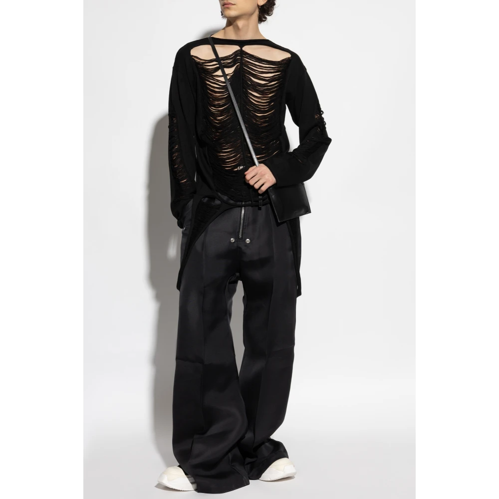 Rick Owens Wide Bella Broek Black Heren