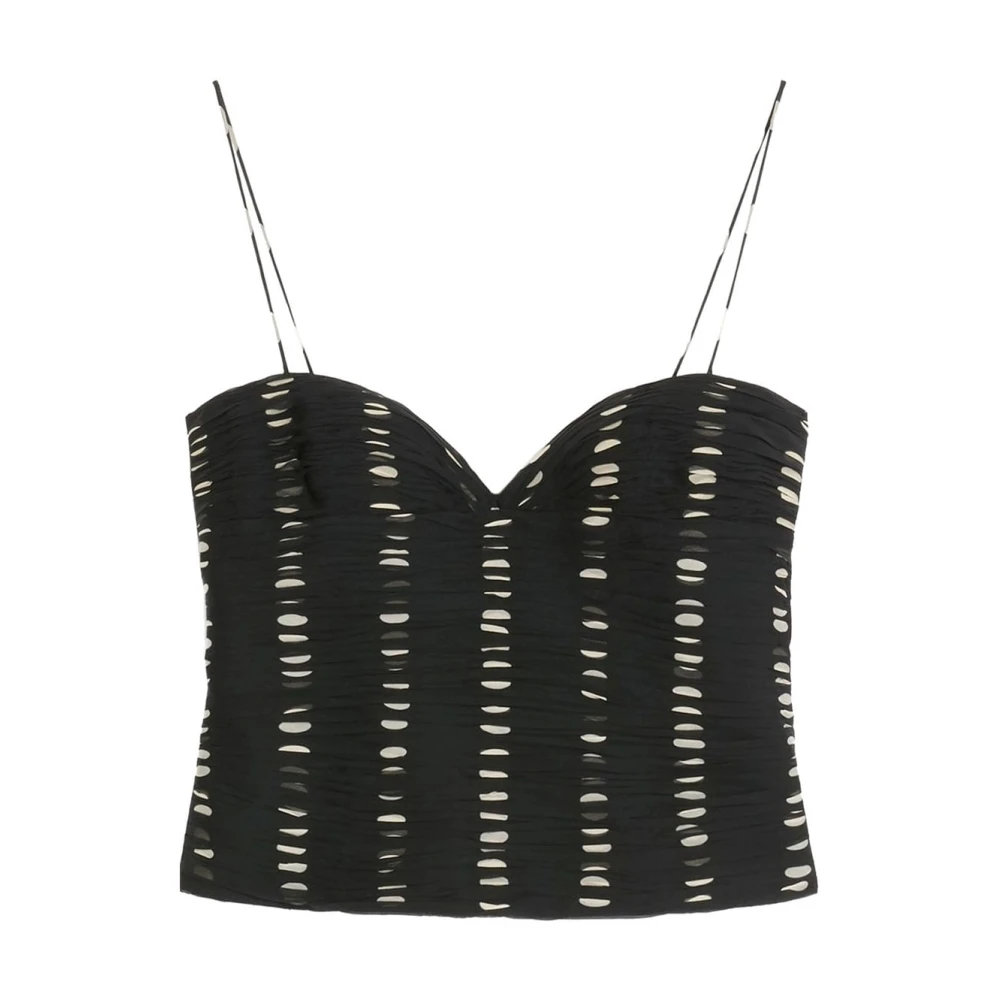 Valentino Garavani Mujer Negro Camisetas, Talla: S