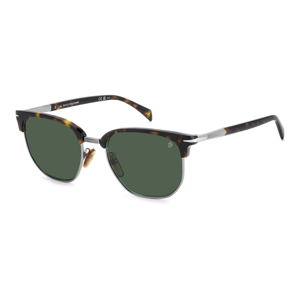 Eyewear By David Beckham Men's Brown Sunglasses, 54 Mm, Havana Green Sunglasses