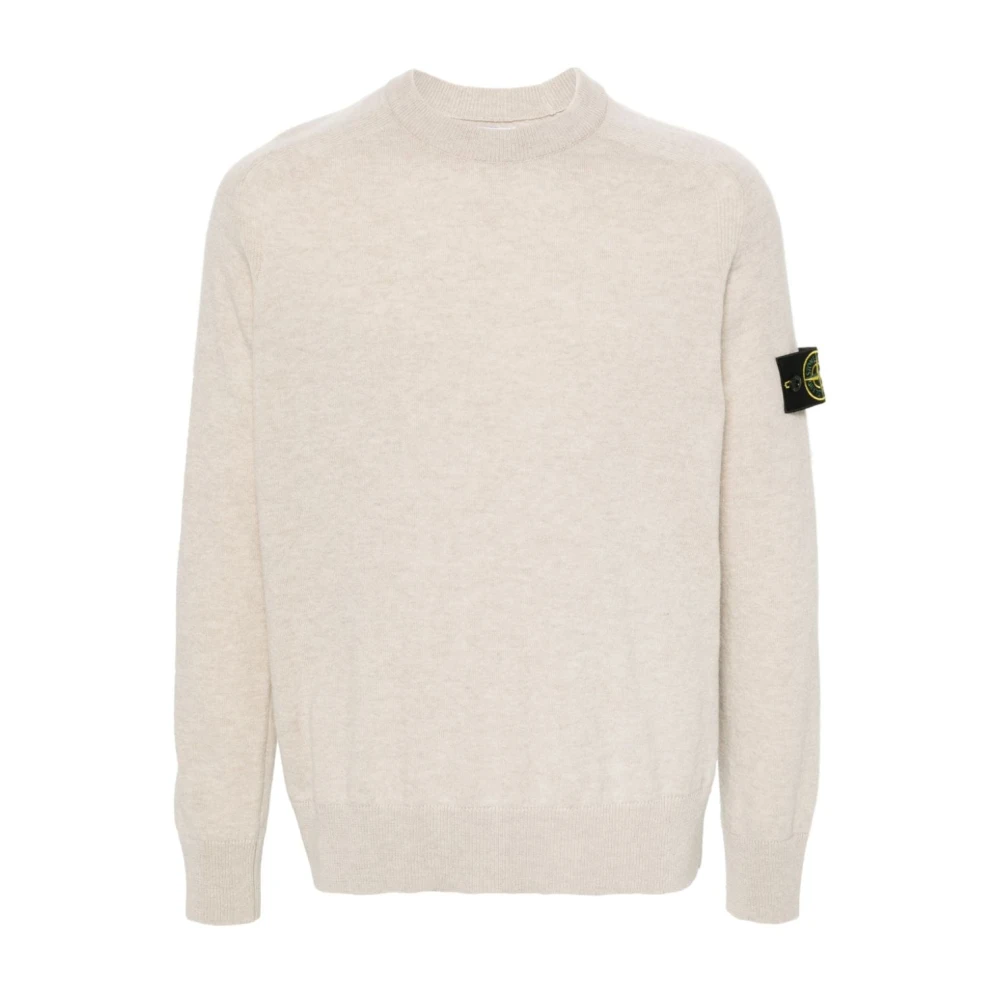 Stone Island Lichte Crewneck Sweaters Beige Heren