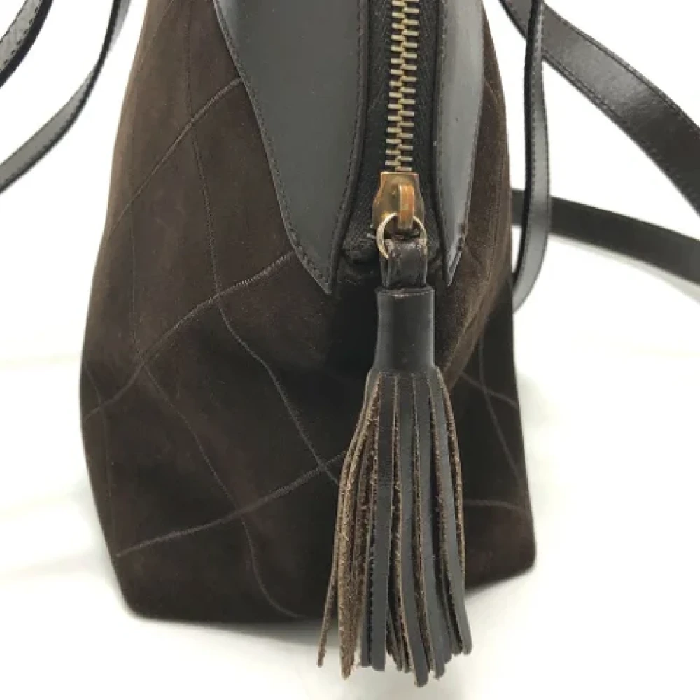Salvatore Ferragamo Pre-owned Leather shoulder-bags Brown Dames