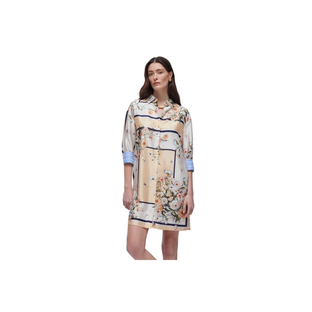 Liu Jo Damen Multicolor Kleider, Mehrfarbig, Xlgröße: