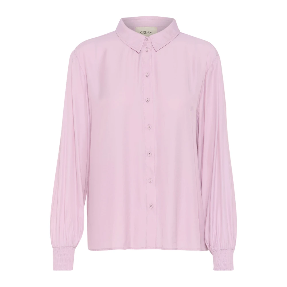 Cream Lange Mouw Shirt Bluser Dawn Pink Dames