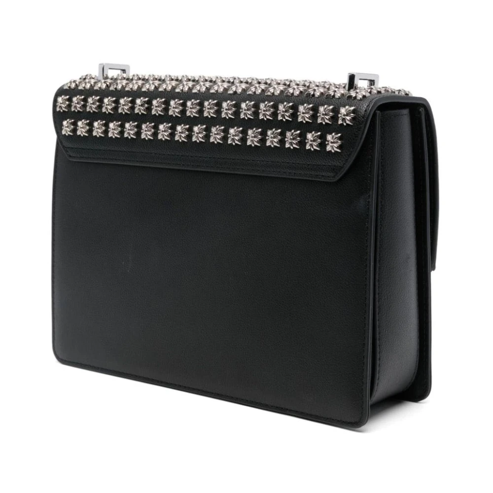 John Richmond Schoudertas met klep Black Dames