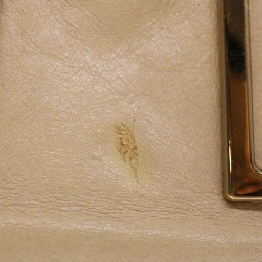 Chloé Pre-owned Leather handbags Beige Dames