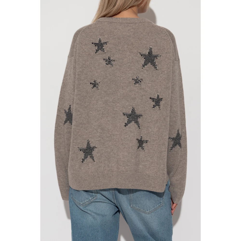 Zadig & Voltaire Kasjmier trui Beige Dames