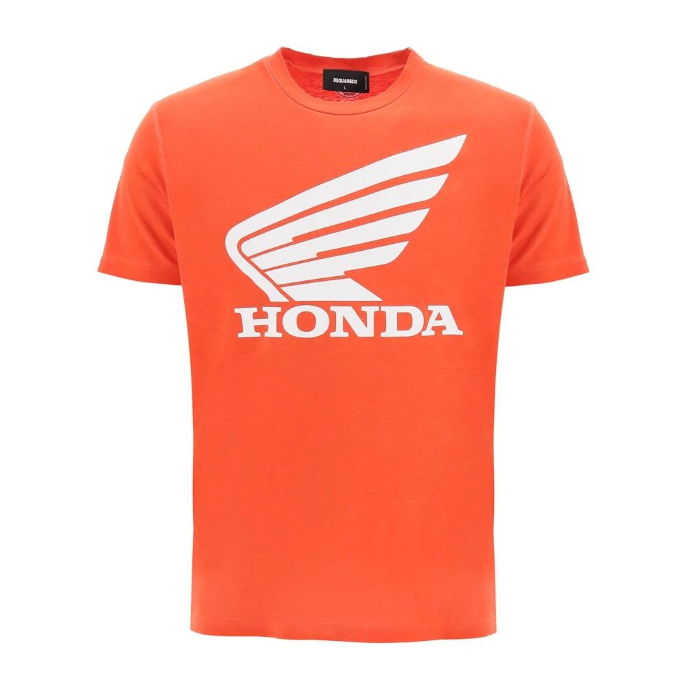 Dsquared2 T-Shirts Orange Heren
