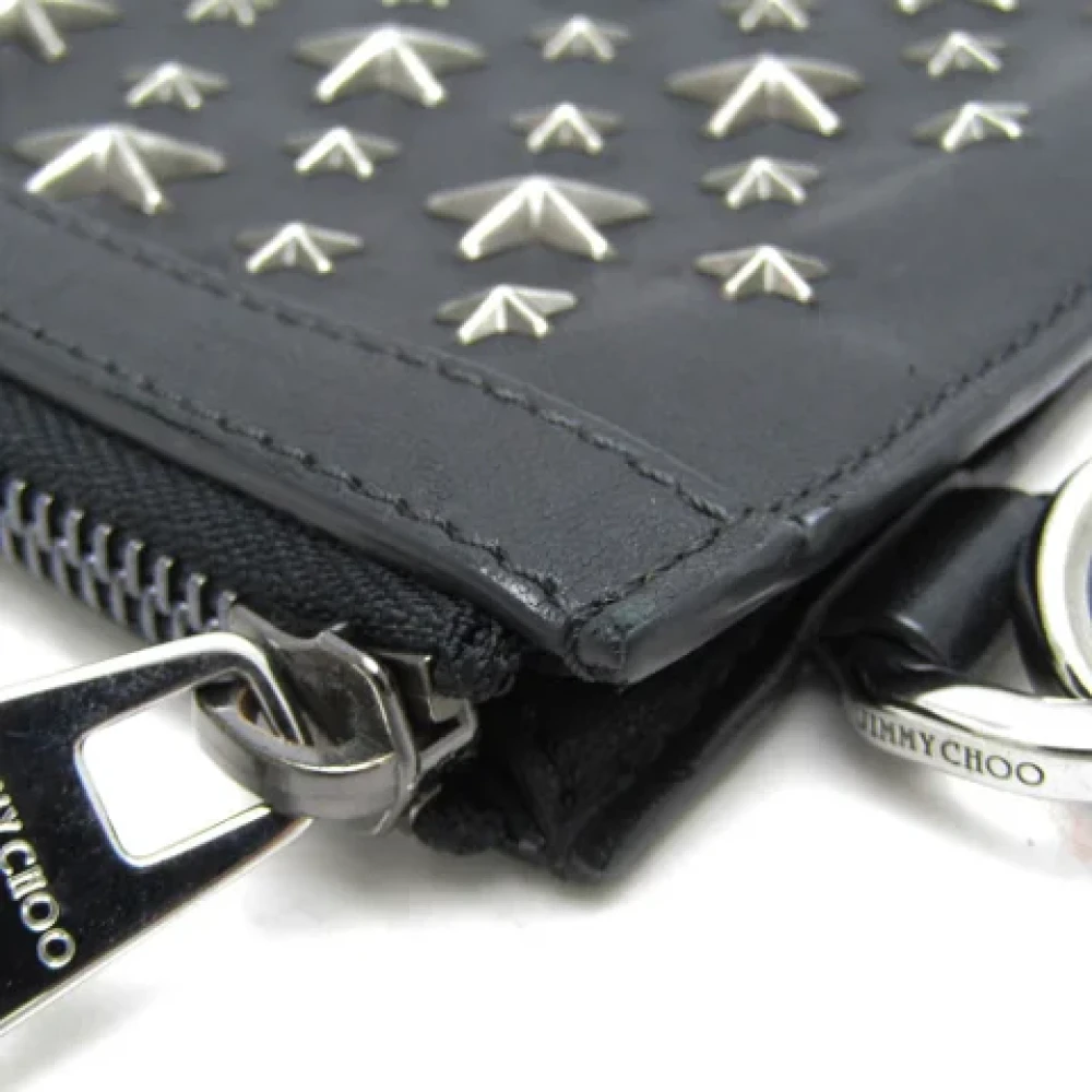 Jimmy Choo Pre-owned Leather clutches Black Dames