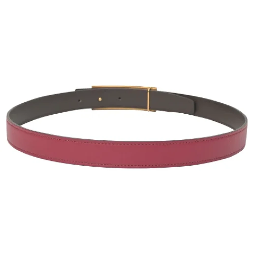 Hermès Vintage Pre-owned Leather belts Red Dames