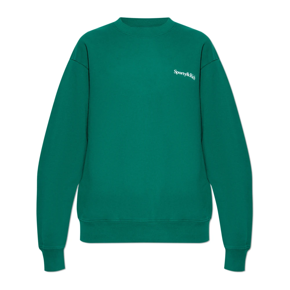 Sporty & Rich Sweatshirt uit de Health Is Wealth collectie Green Unisex