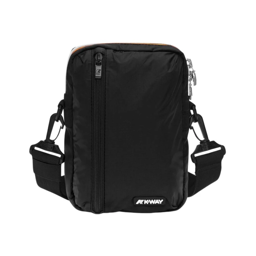 K-Way Uomo Nero Borsa Messenger