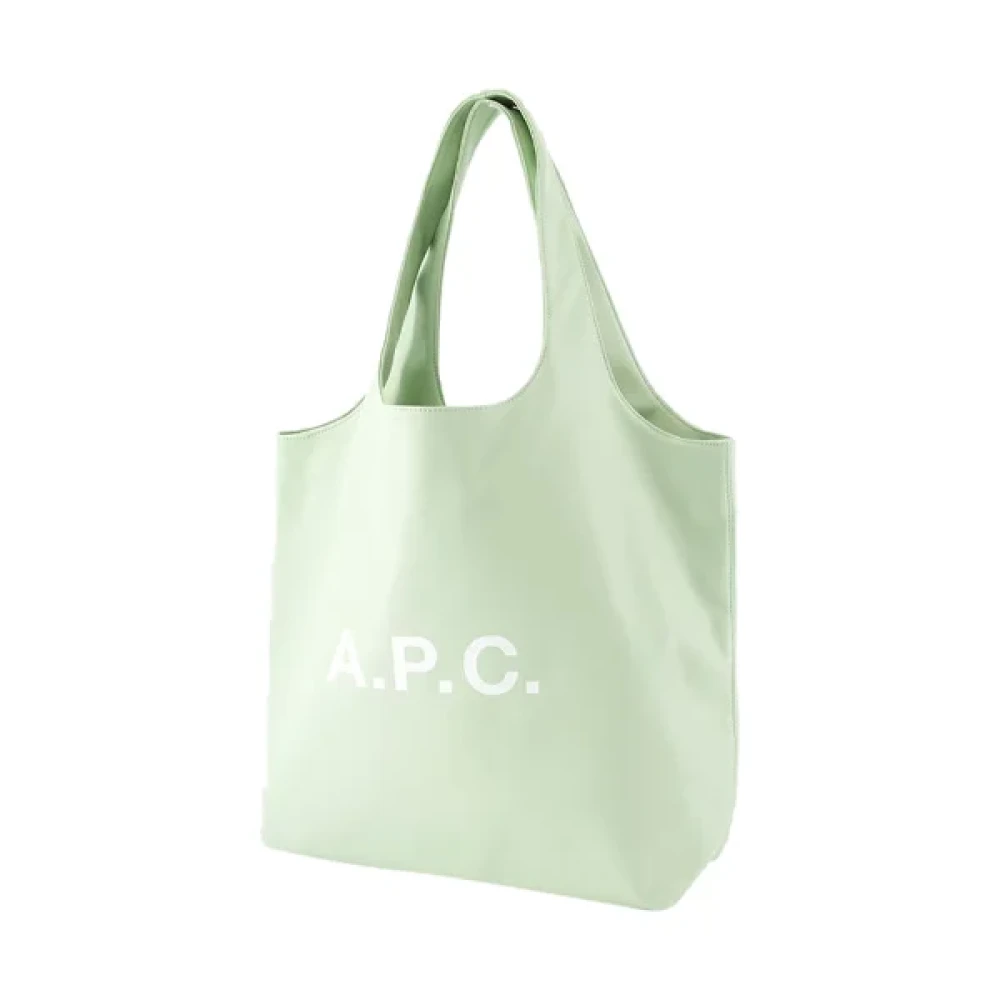 A.p.c. Leather handbags Green Dames