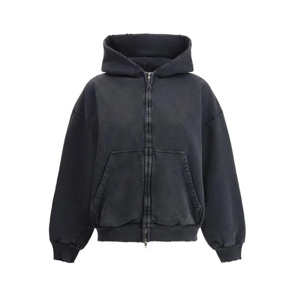 Balenciaga Vintage Zip-Up Hoodie Black Dames