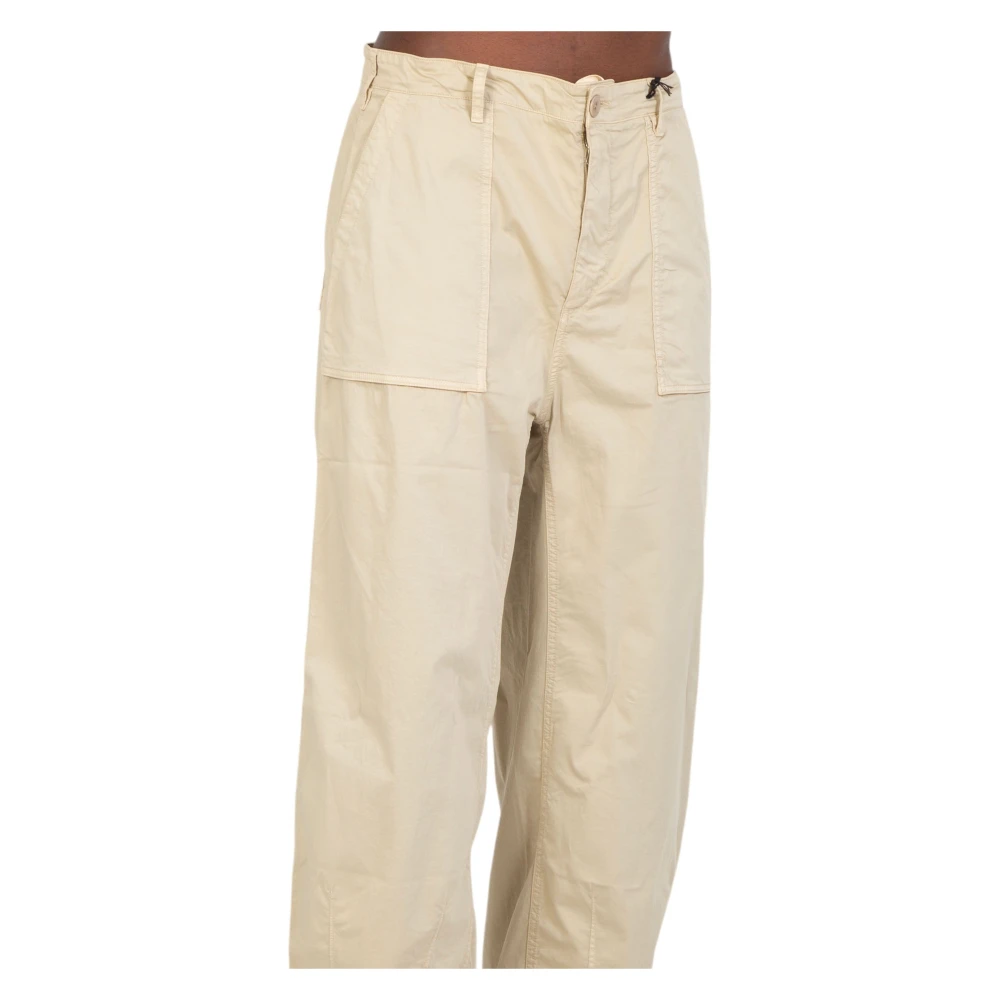 Ten C Grote Parachute Broek Beige Heren