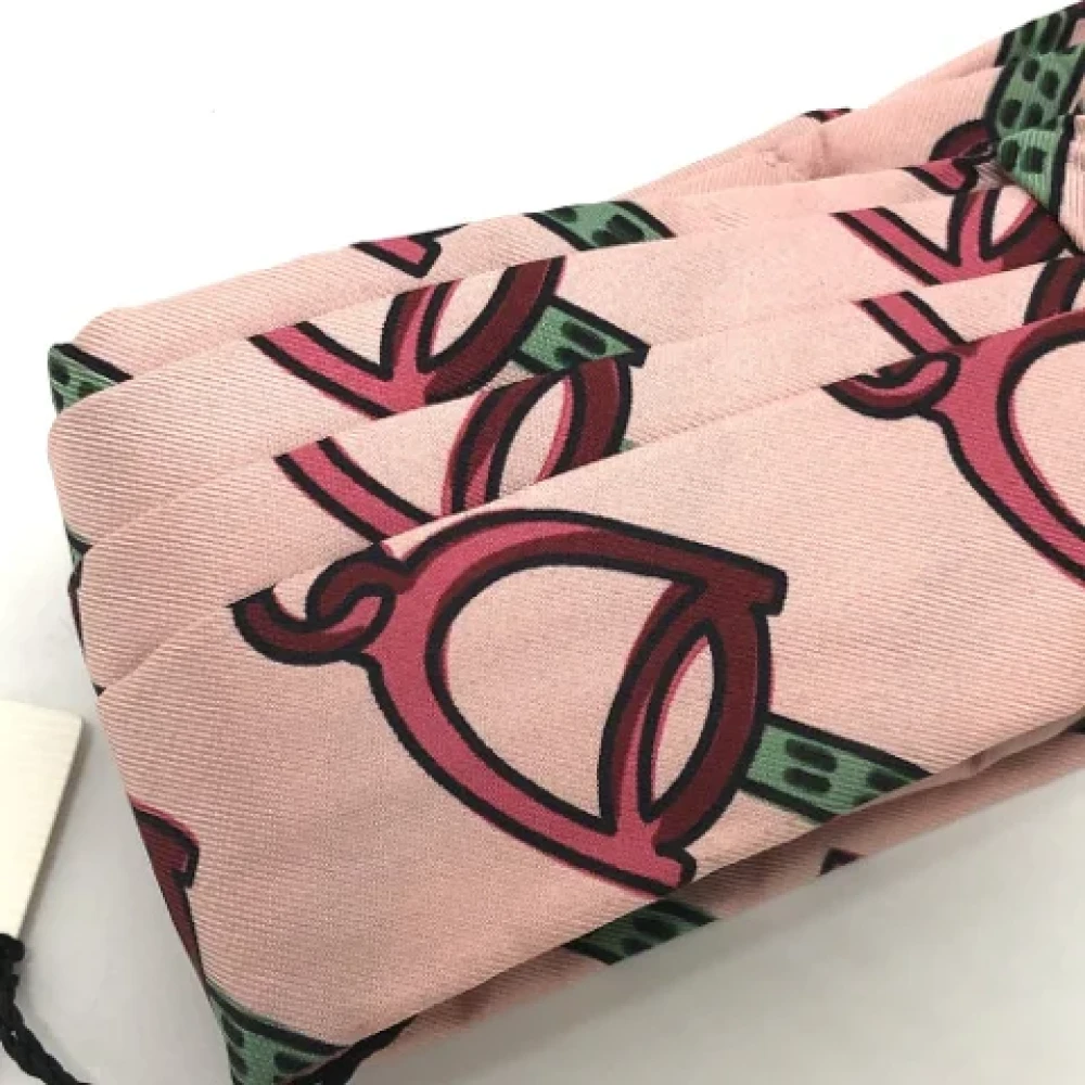 Gucci Vintage Pre-owned Fabric hair-accessories Pink Dames
