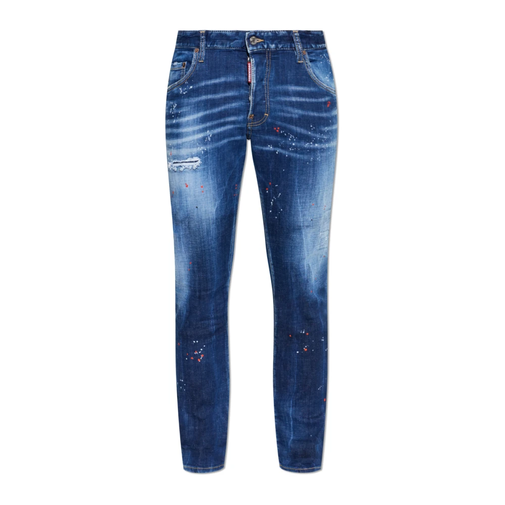 Dsquared2 Men's Blue Slim Fit Jeans, S, Skater Jeans