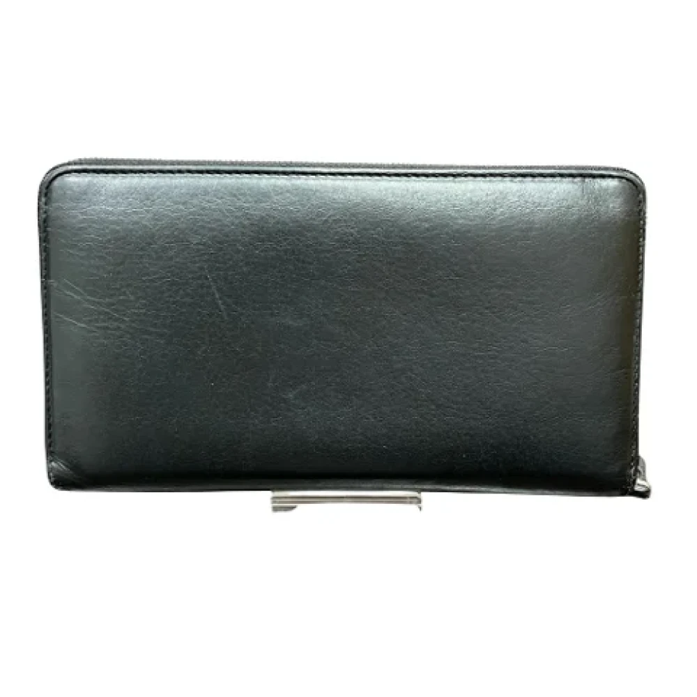 Balenciaga Vintage Pre-owned Leather wallets Black Heren