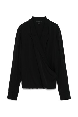 black-silk-crossover-neckline-shirt