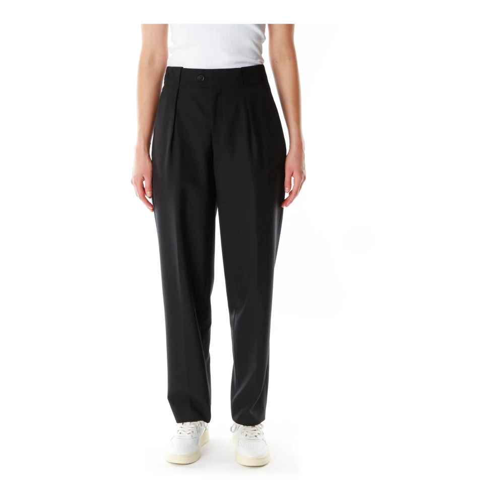 Closed Slim-fit Trousers Black Dames