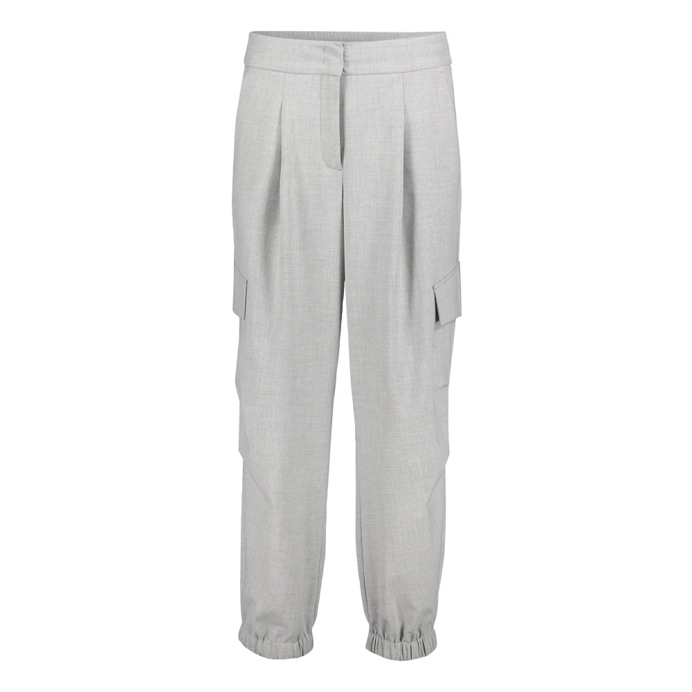 Betty Barclay Cargo broek met relaxte pasvorm Gray Dames