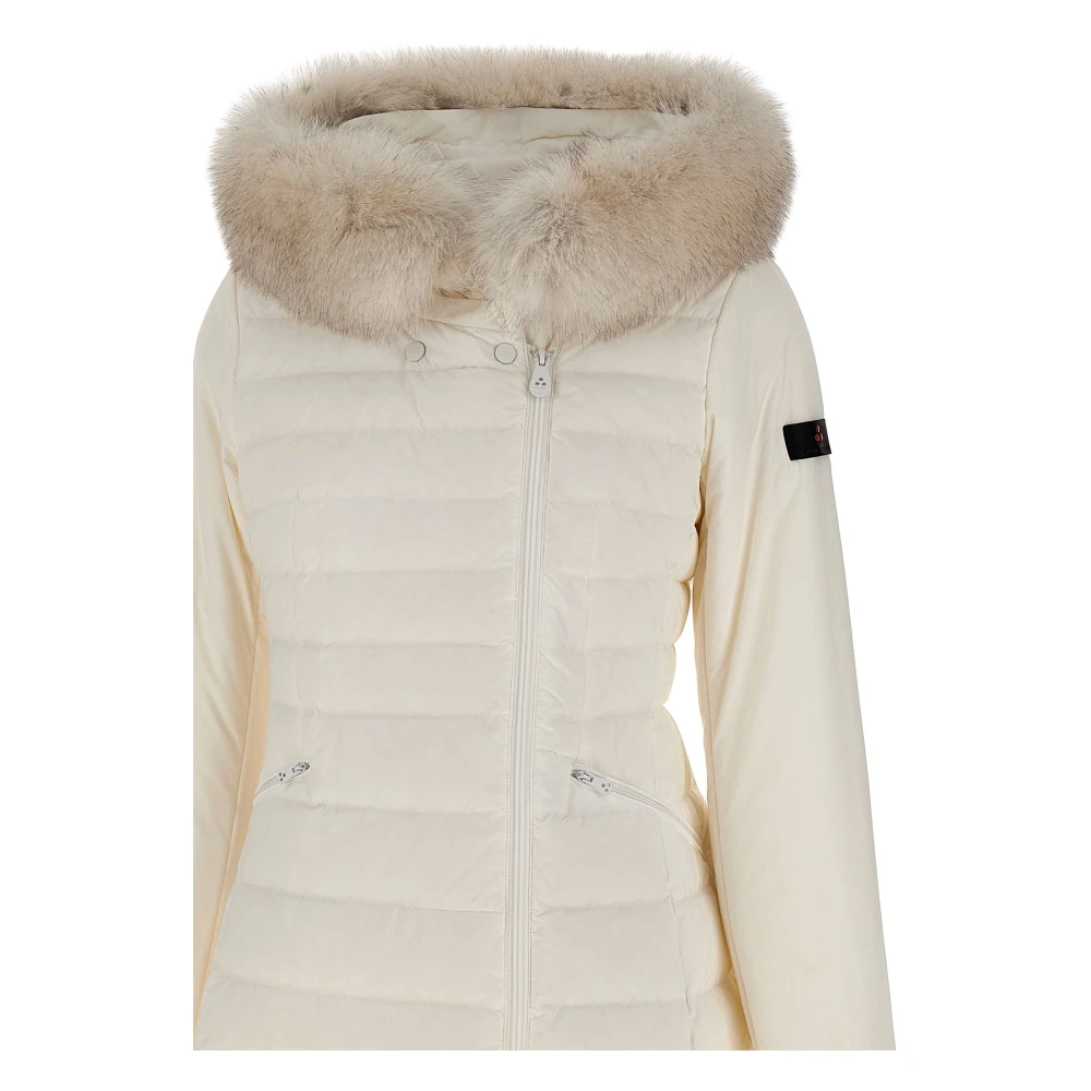 Peuterey Witte Bont Donsjas White Dames