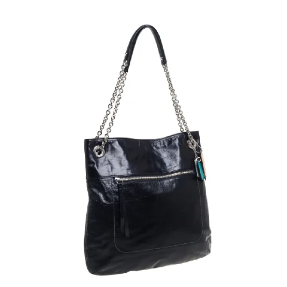Coach Pre-owned Leather totes Black Dames
