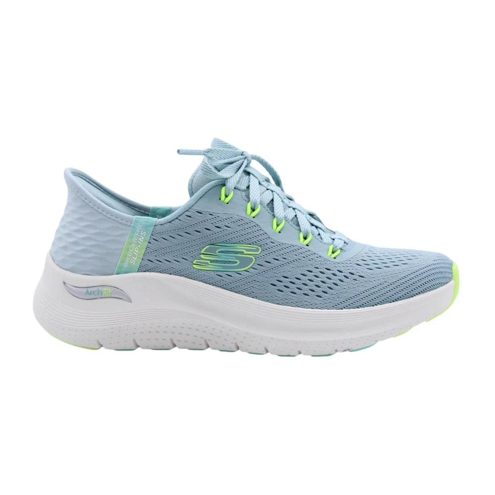Skechers Stijlvolle Sneaker met Antipasta Details Dames Schoenen Blauw