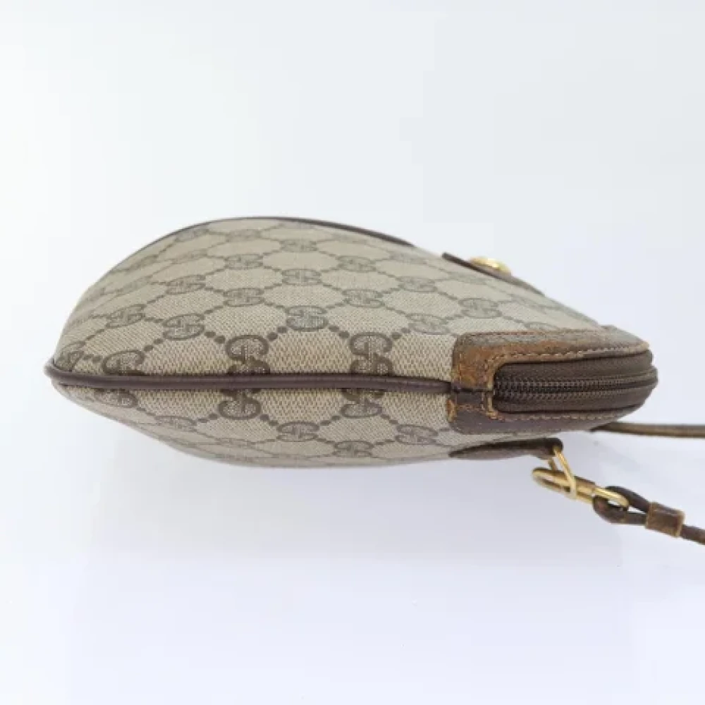 Gucci Vintage Pre-owned Leather shoulder-bags Beige Dames