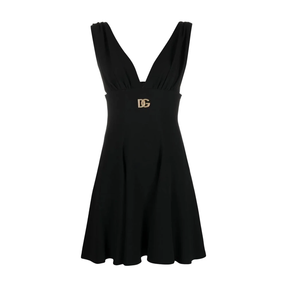 Dolce & Gabbana Elegante Zwarte Jurk voor Vrouwen Black Dames