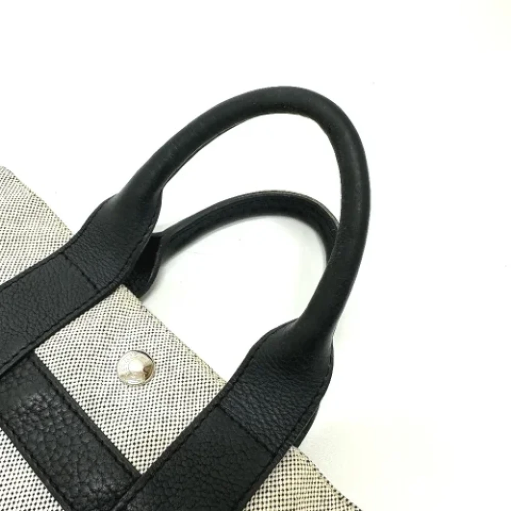 Hermès Vintage Pre-owned Fabric totes Gray Dames