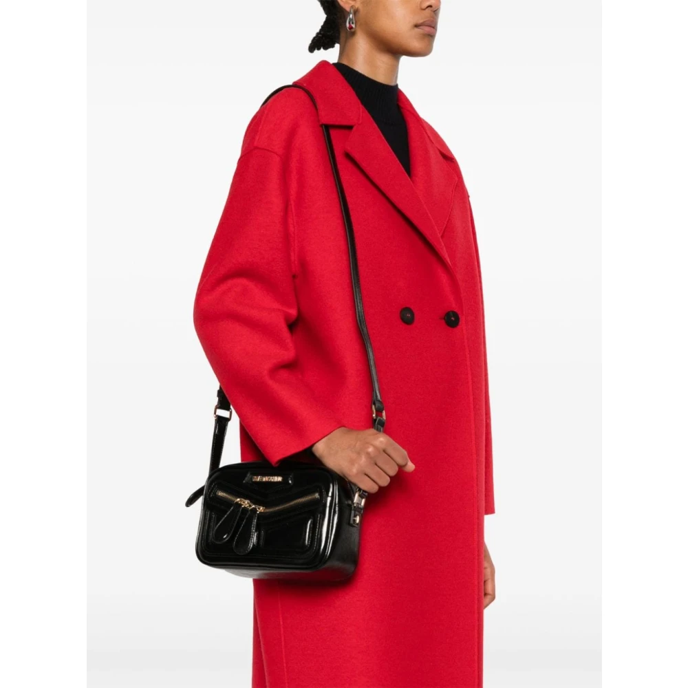 Love Moschino Stijlvolle dames schoudertas in zwart Black Dames