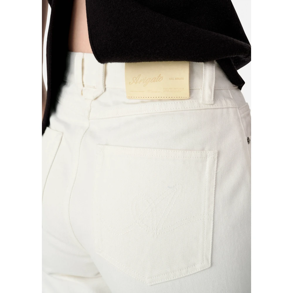 Axel Arigato Ryder Flared Jeans White Dames