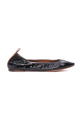 black-leather-ballerina-flats