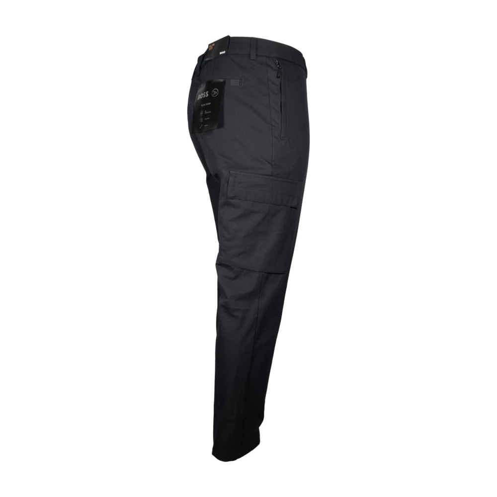 Hugo Boss Cargo Broek Slim Fit Zwart Black Heren