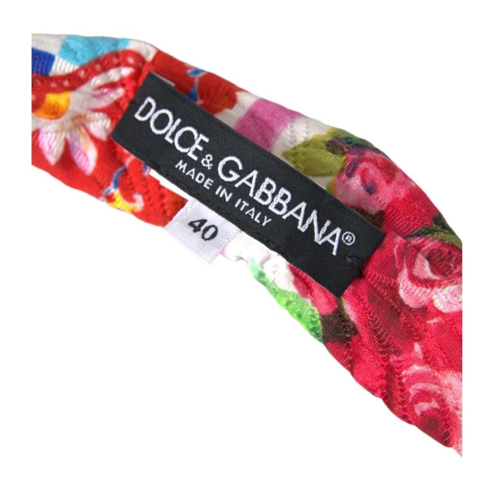 Dolce & Gabbana Carretto Print Taille Riem Multicolor Dames