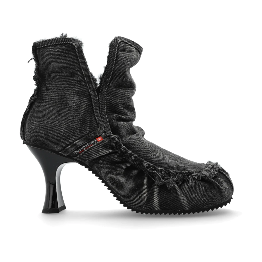 Diesel Donna Nero Scarpe, 35 Eu, New,